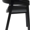 Best KARE Design Krzesło do jadalni z podłokietnikami czarne sklejka i stal 56x77 cm - KARE