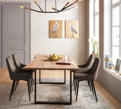 Discount KARE Design Krzesło East Side 48x83 cm brązowe - KARE