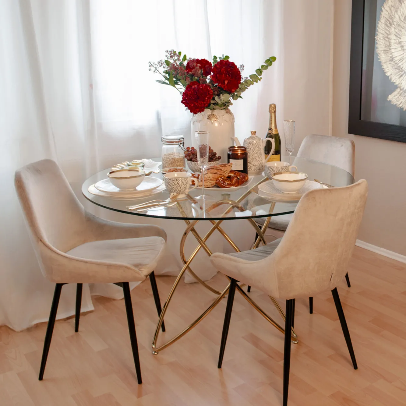 Sale KARE Design Krzesło East Side XL 52x88 cm szampańskie - KARE