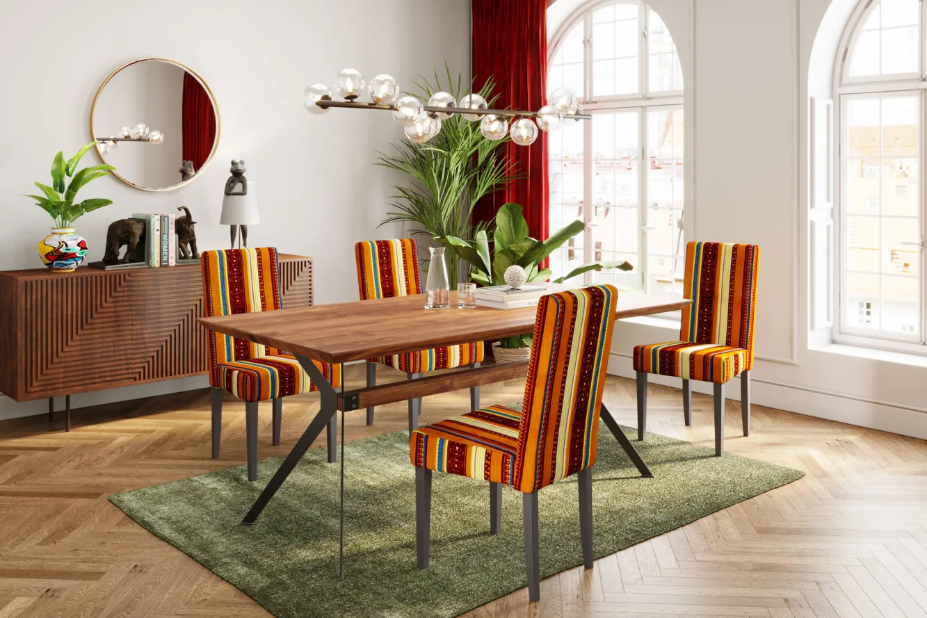 New KARE Design Krzesło Econo Very British 45x96 cm kolorowe B - KARE