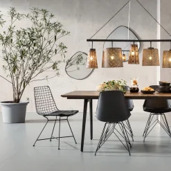 Clearance KARE Design Krzesło Grid 48x86 cm czarne - KARE