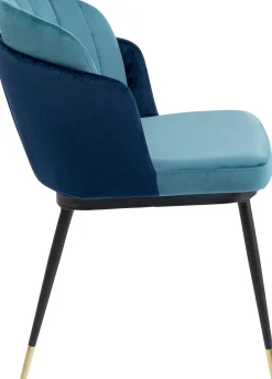 Discount KARE Design Krzesło Hojas 52x80 cm niebieskie - KARE