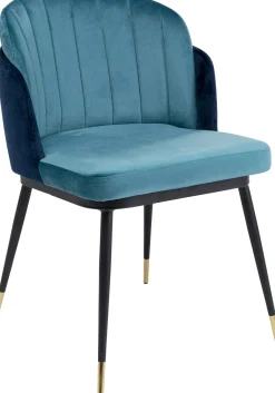 Discount KARE Design Krzesło Hojas 52x80 cm niebieskie - KARE