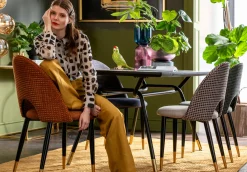 Sale KARE Design Krzesło Hudson 47x83 cm beżowe - KARE