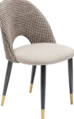 Sale KARE Design Krzesło Hudson 47x83 cm beżowe - KARE