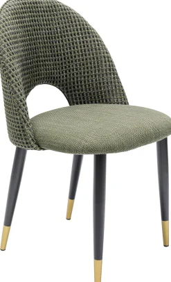 Fashion KARE Design Krzesło Hudson 47x83 cm zielone - KARE