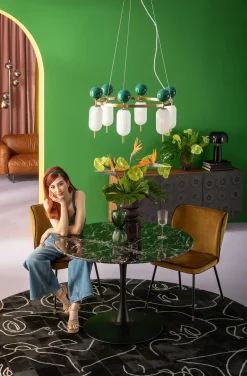 New KARE Design Krzesło Irina 50x87 cm brązowe - KARE