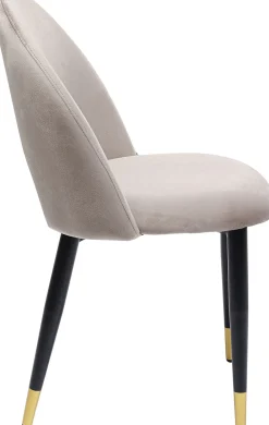 Hot KARE Design Krzesło Iris Velvet 49x84 cm beżowe - KARE