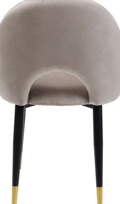 Hot KARE Design Krzesło Iris Velvet 49x84 cm beżowe - KARE