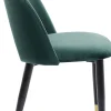 Fashion KARE Design Krzesło Iris Velvet 49x84 cm zielone - KARE