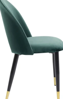 Fashion KARE Design Krzesło Iris Velvet 49x84 cm zielone - KARE