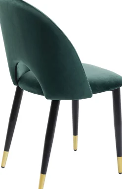 Fashion KARE Design Krzesło Iris Velvet 49x84 cm zielone - KARE
