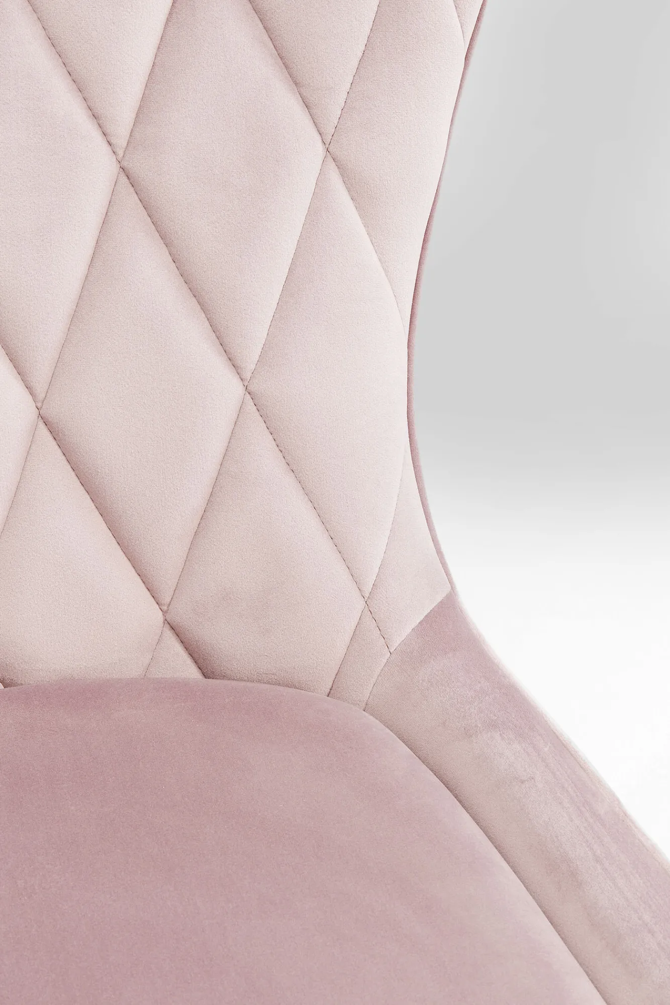 New KARE Design Krzesło Marshall Velvet 57x89 cm pudrowy róż - KARE
