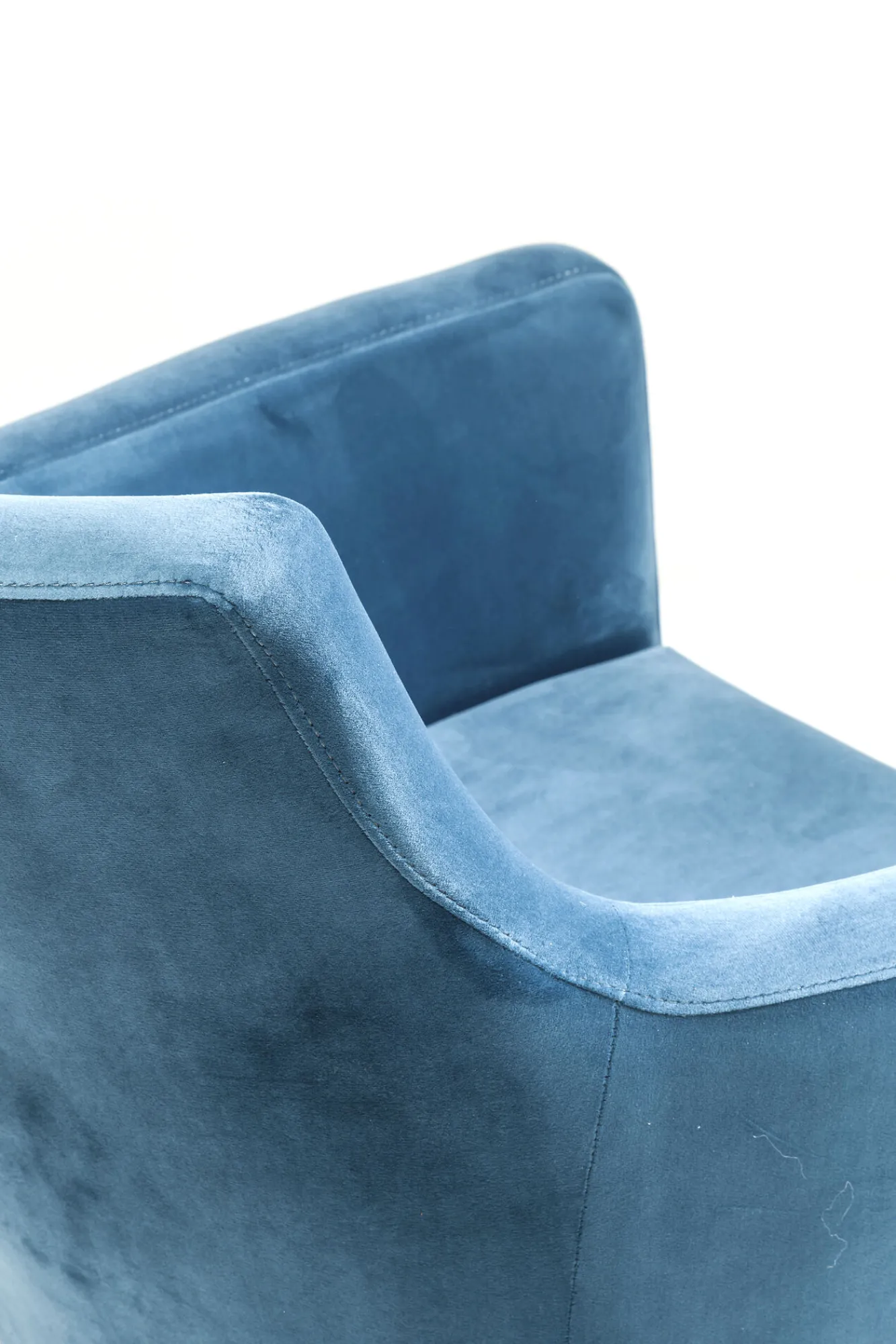 Hot KARE Design Krzesło Mode Velvet 58x87 cm niebieskozielone - KARE