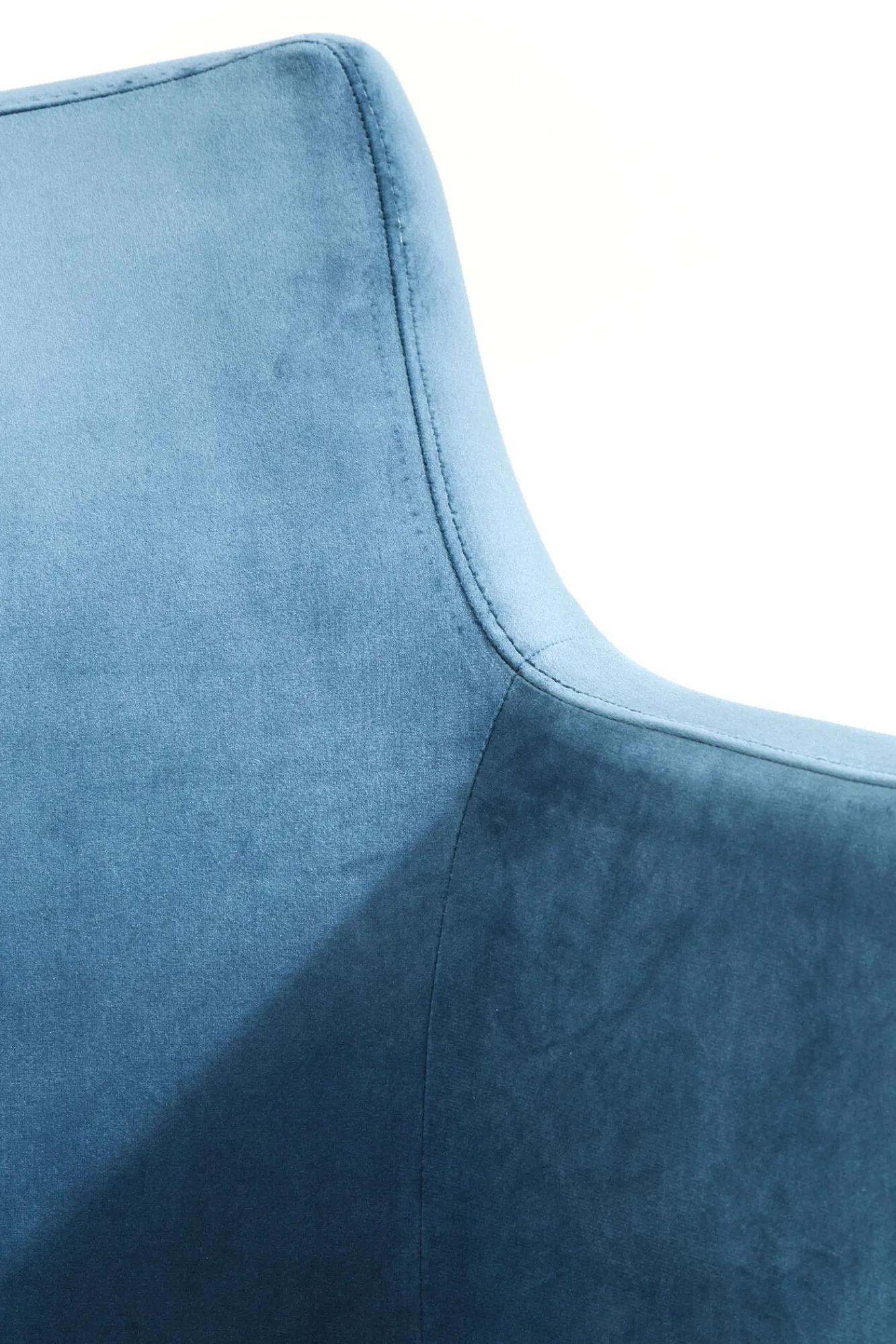 Hot KARE Design Krzesło Mode Velvet 58x87 cm niebieskozielone - KARE