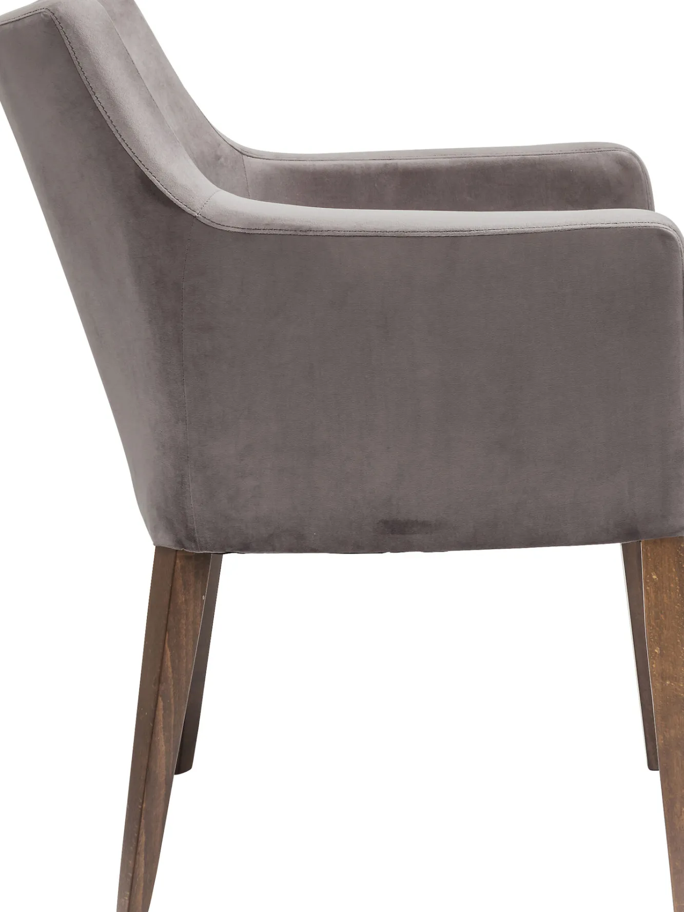 Sale KARE Design Krzesło Mode Velvet 58x87 cm szare - KARE
