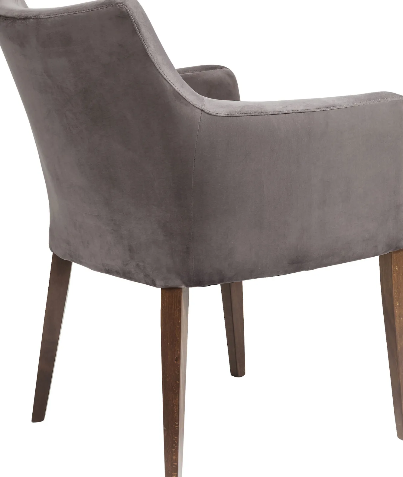 Sale KARE Design Krzesło Mode Velvet 58x87 cm szare - KARE