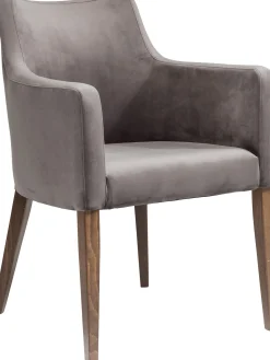 Sale KARE Design Krzesło Mode Velvet 58x87 cm szare - KARE