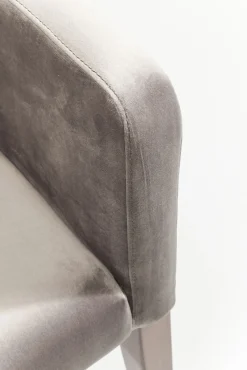 Sale KARE Design Krzesło Mode Velvet 58x87 cm szare - KARE