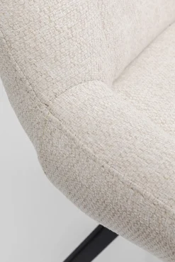 Sale KARE Design Krzesło obrotowe Baron 57x88 cm kremowe - KARE