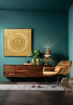 Online KARE Design Krzesło obrotowe Bristol 83x79 cm żółte - KARE