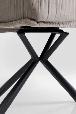 Hot KARE Design Krzesło obrotowe Chelsea 50x91 cm szare - KARE