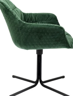Online KARE Design Krzesło obrotowe Colmar 66x79 cm zielone - KARE