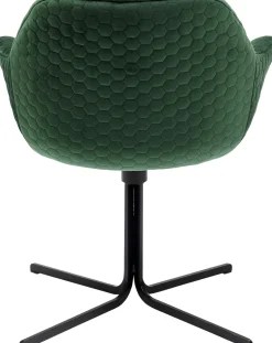 Online KARE Design Krzesło obrotowe Colmar 66x79 cm zielone - KARE