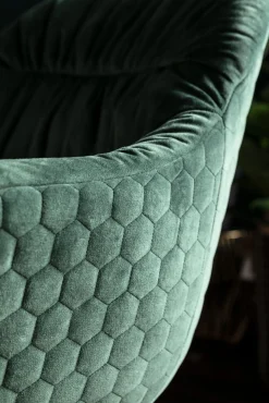 Online KARE Design Krzesło obrotowe Colmar 66x79 cm zielone - KARE