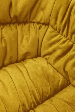 Best KARE Design Krzesło obrotowe Colmar 66x79 cm żółte - KARE