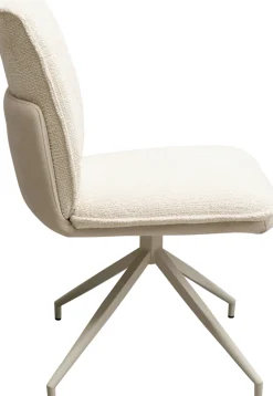 Best KARE Design Krzesło obrotowe Hilla w kolorze białym - KARE