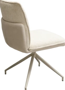 Best KARE Design Krzesło obrotowe Hilla w kolorze białym - KARE