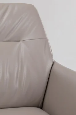 Clearance KARE Design Krzesło obrotowe z podłokietnikami Amira 50x87 cm beżowe - KARE