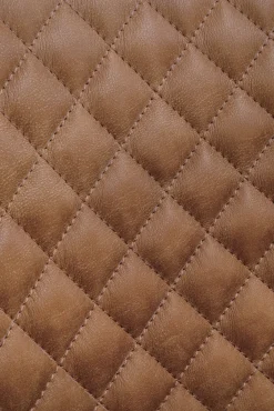 Clearance KARE Design Krzesło obrotowe z podłokietnikami brązowe nogi stal czarne 53x84 cm - KARE