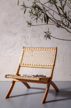 Online KARE Design Krzesło ogrodowe Copacabana 78x73 cm naturalne - KARE