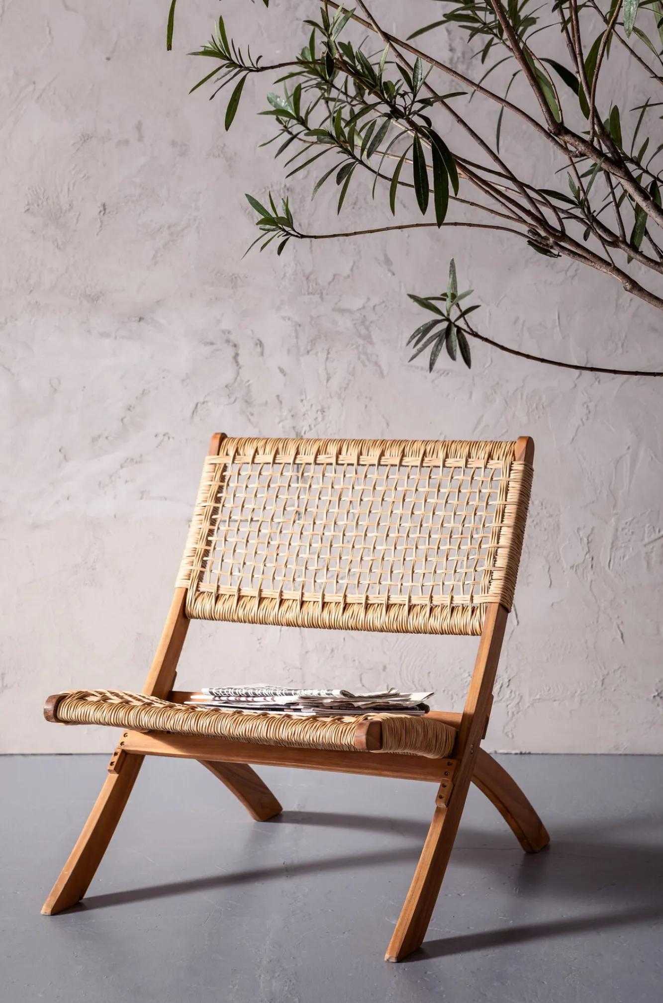 Online KARE Design Krzesło ogrodowe Copacabana 78x73 cm naturalne - KARE