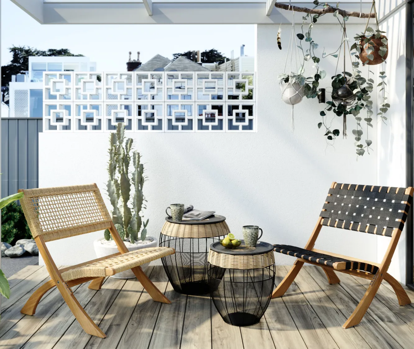 Online KARE Design Krzesło ogrodowe Copacabana 78x73 cm naturalne - KARE