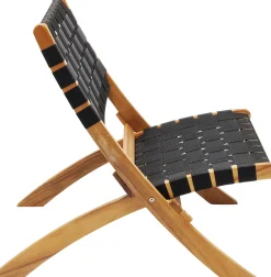 Outlet KARE Design Krzesło ogrodowe Ipanema 78x73 cm czarne - KARE