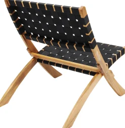 Outlet KARE Design Krzesło ogrodowe Ipanema 78x73 cm czarne - KARE