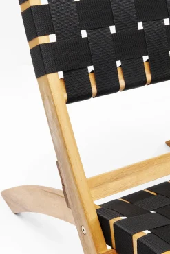 Outlet KARE Design Krzesło ogrodowe Ipanema 78x73 cm czarne - KARE