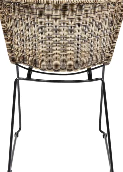 New KARE Design Krzesło ogrodowe Sansibar 53x78 cm brązowe - KARE