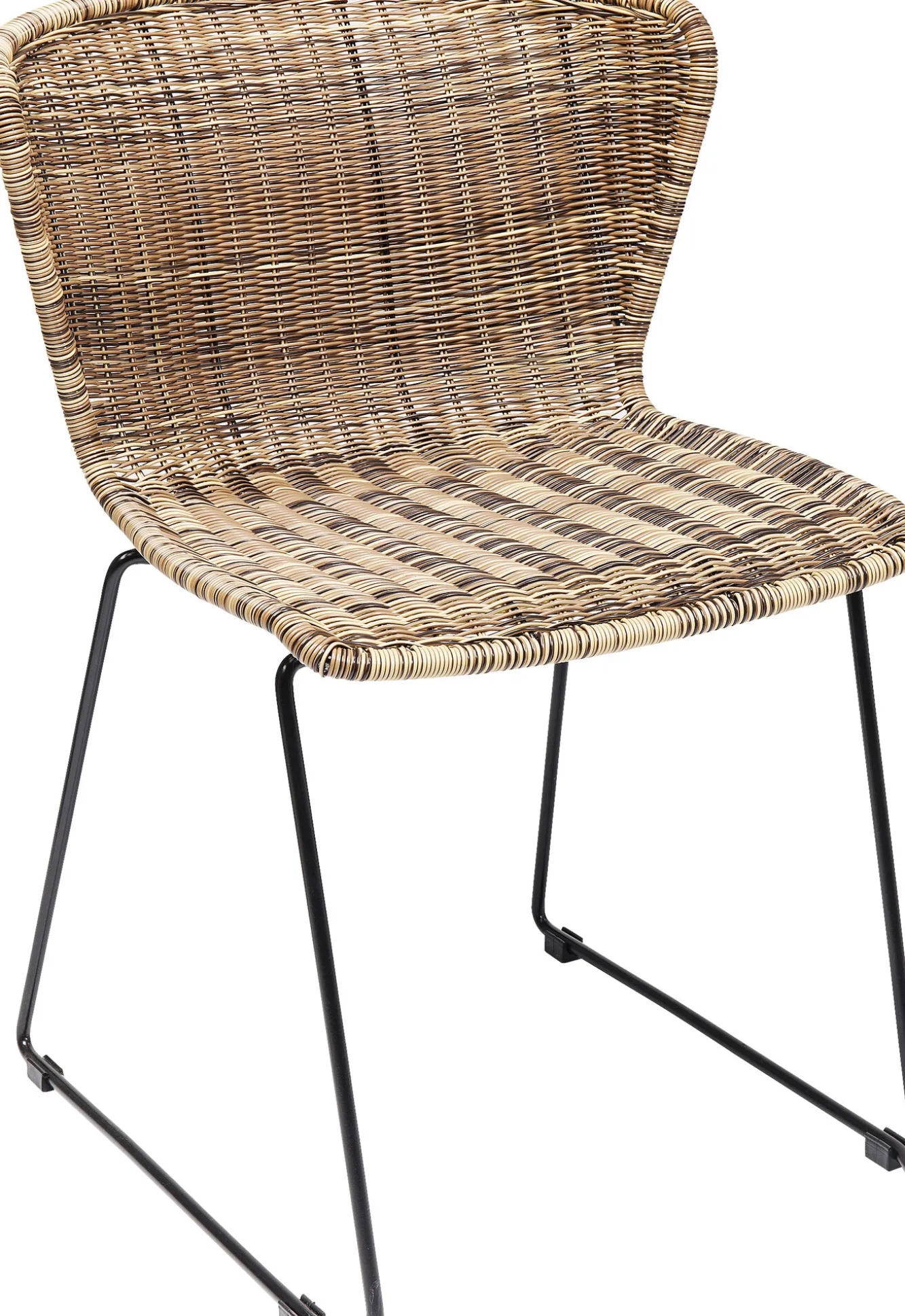 New KARE Design Krzesło ogrodowe Sansibar 53x78 cm brązowe - KARE