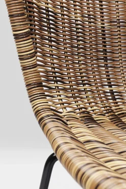 New KARE Design Krzesło ogrodowe Sansibar 53x78 cm brązowe - KARE