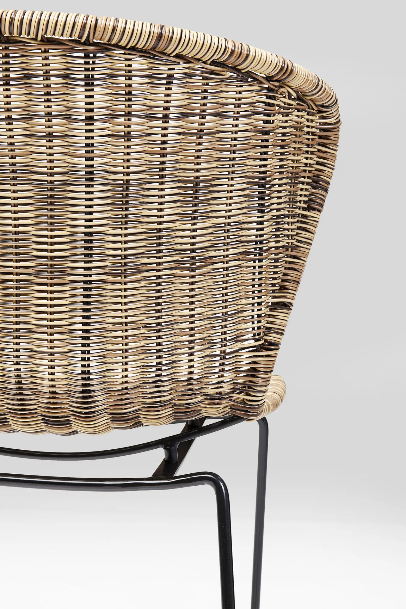 New KARE Design Krzesło ogrodowe Sansibar 53x78 cm brązowe - KARE