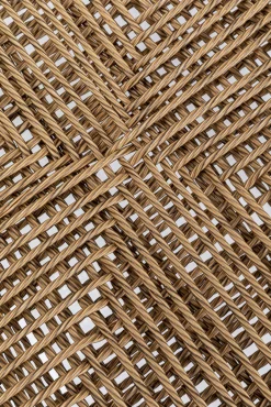 Online KARE Design Krzesło ogrodowe z podłokietnikami beżowe nogi czarne 57x77 cm - KARE