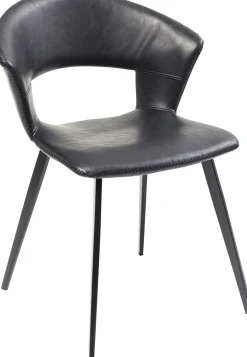 Discount KARE Design Krzesło Reunion 57x77 cm czarne - KARE