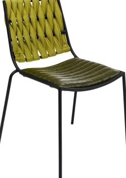 Clearance KARE Design Krzesło Two Face 52x88 cm zielone - KARE
