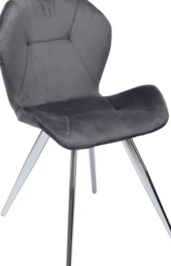 Discount KARE Design Krzesło Viva Chrome 52x82 cm szare - KARE