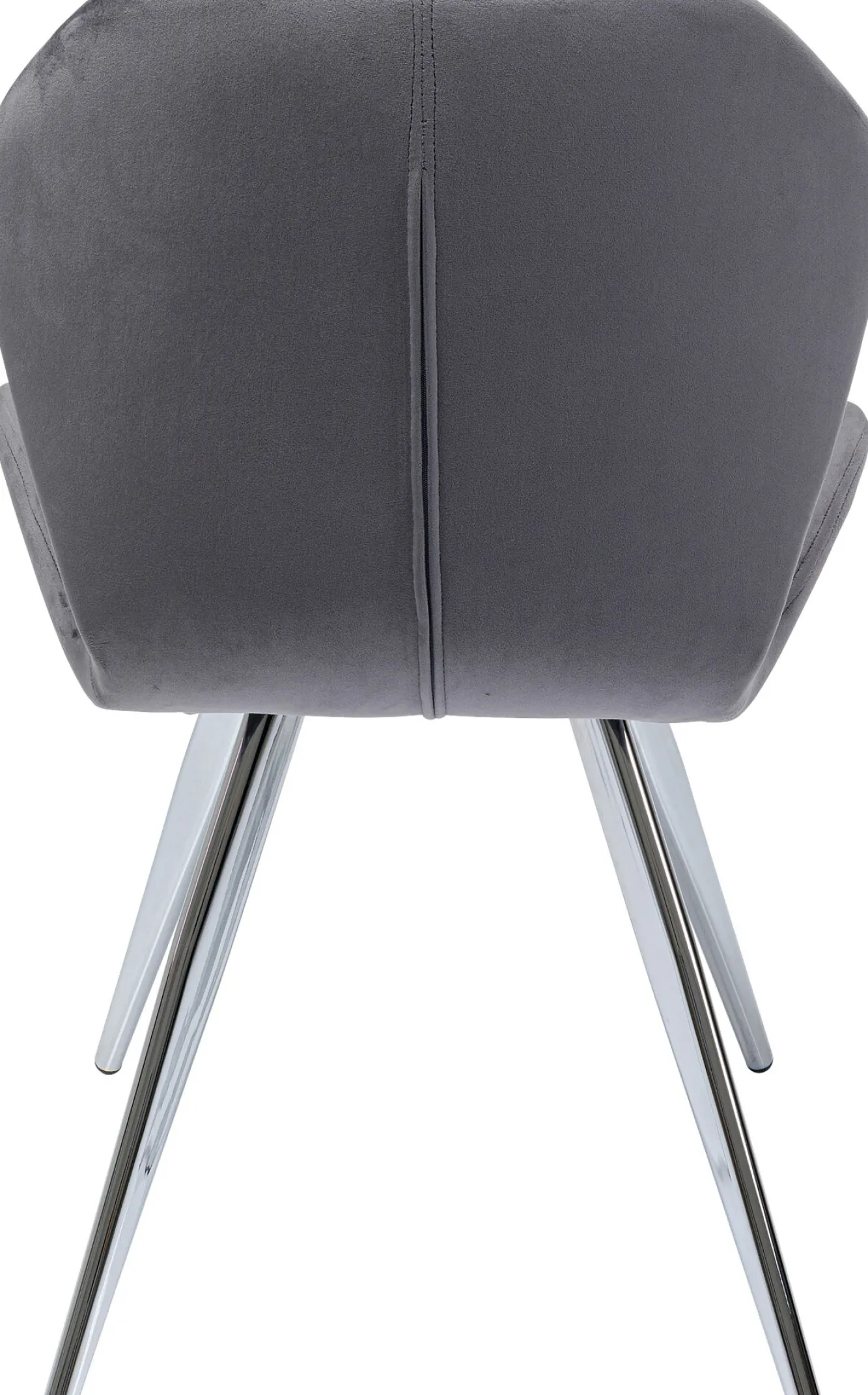 Discount KARE Design Krzesło Viva Chrome 52x82 cm szare - KARE