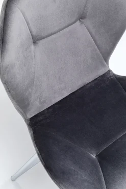 Discount KARE Design Krzesło Viva Chrome 52x82 cm szare - KARE